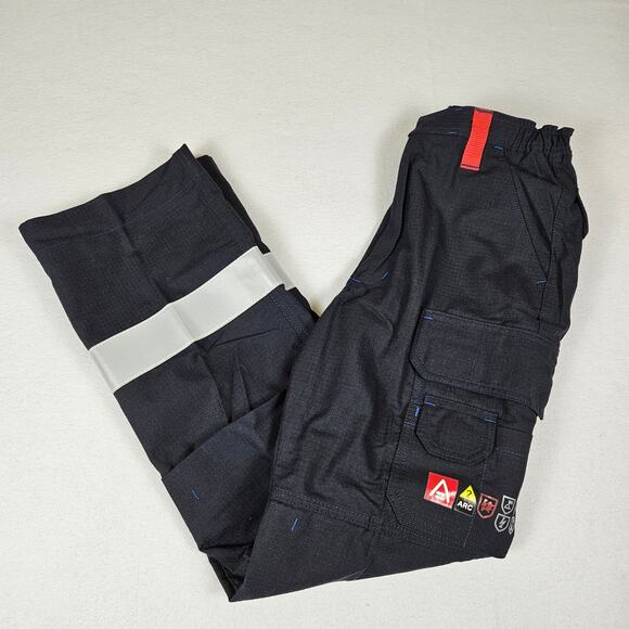 Strata FR Cargo Pant Mens 30x30 PPE Navy SFX276 Fire Resistant Reflective Work - Picture 13 of 13